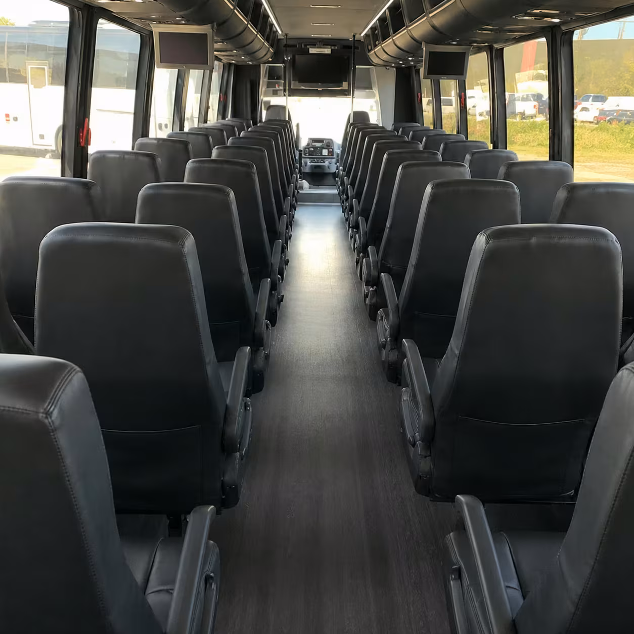 28 passenger minibus inside