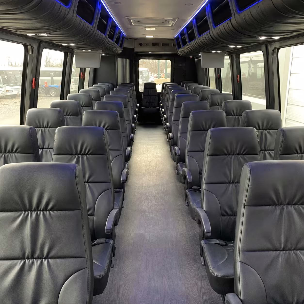 30 passenger minibus interior