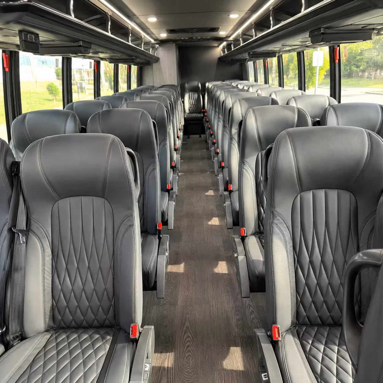 35 passenger minibus inside