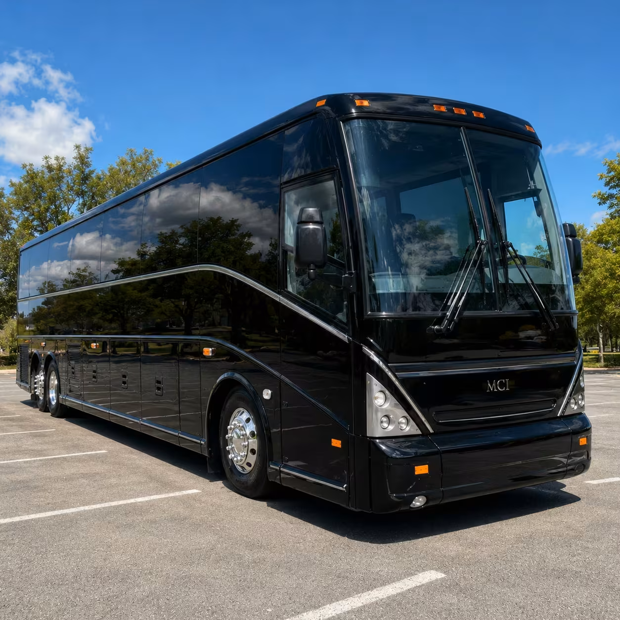56 passenger charter bus