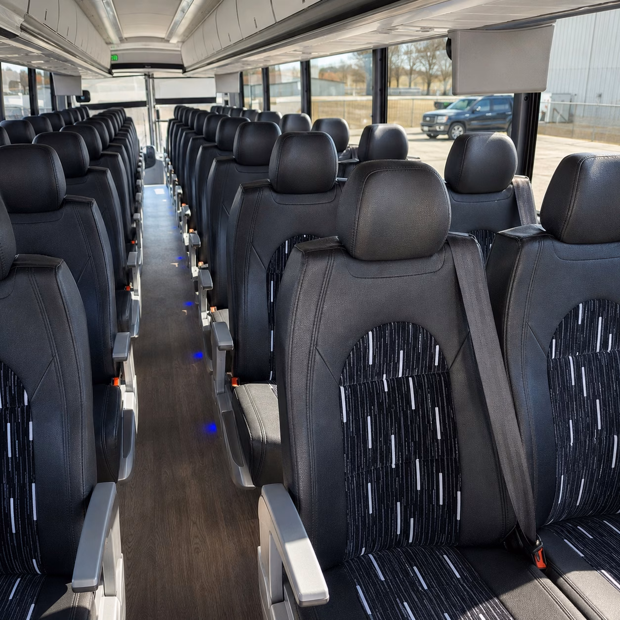 pick the right charter bus rental size for waterford employees
