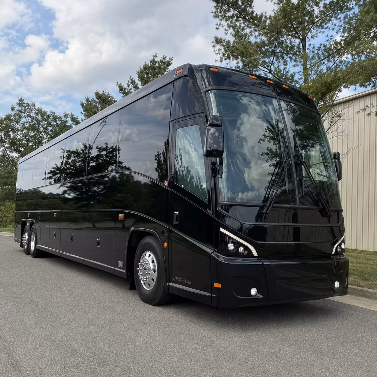 waterford charter bus rental exterior
